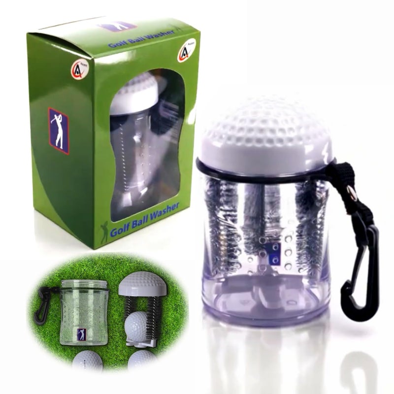 Ascent Golf Ball Washer Cleaner - Golfer's Best Gift Idea, Accessory, Gift for Men Women, Souvenir, Present - Image 1